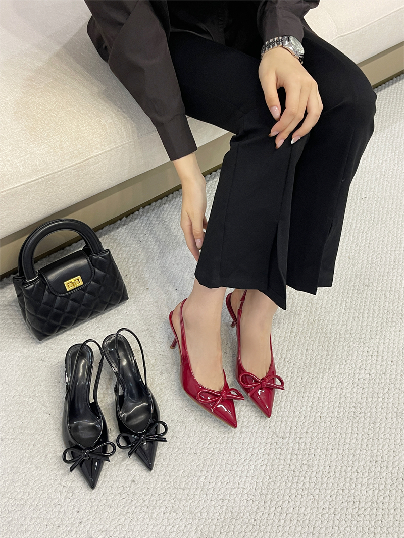 2024 New Fashion High Heel Closed Toe Sandals for Women