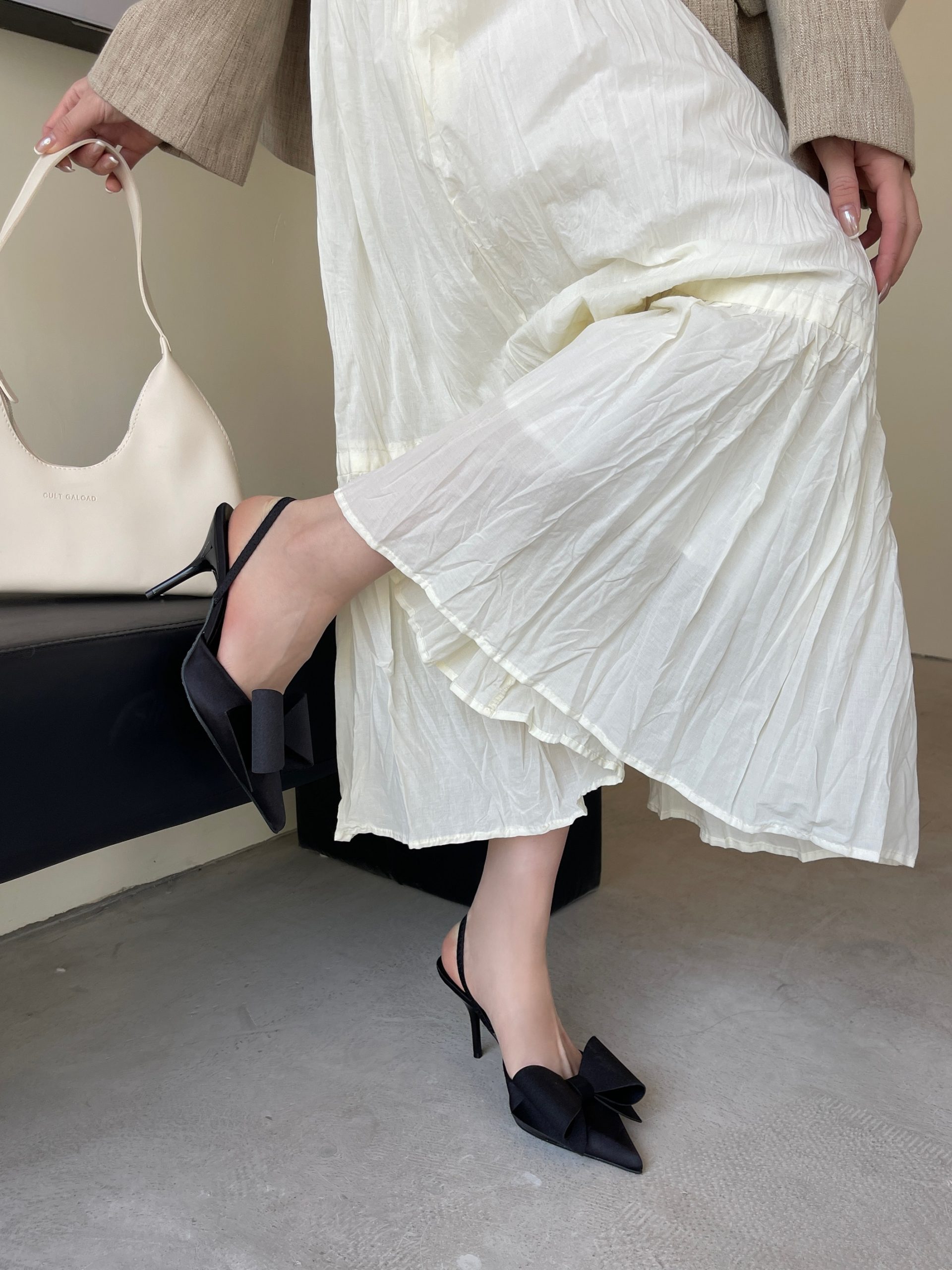 2025 New Fashion Pointed Toe Bow Strap Women's Sandals - Image 2