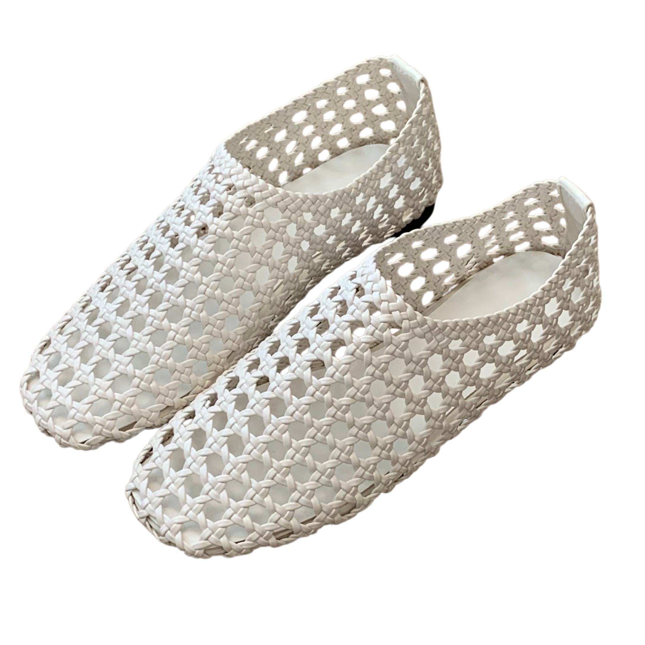 2026 New Summer High-Quality Hollow-Out Handwoven Women's Flat Sandals with Mesh Upper - Image 5